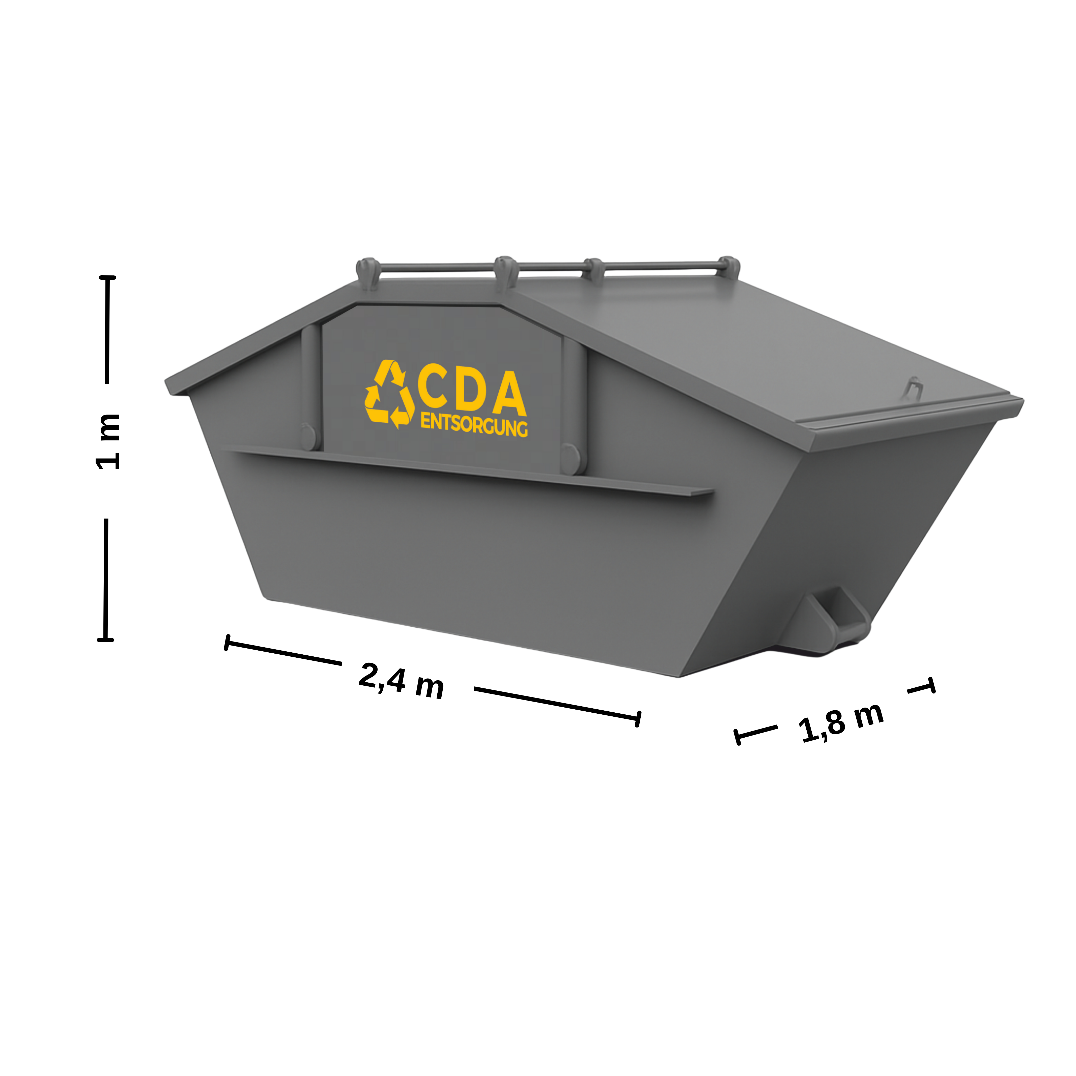 3 cbm Absetzcontainer