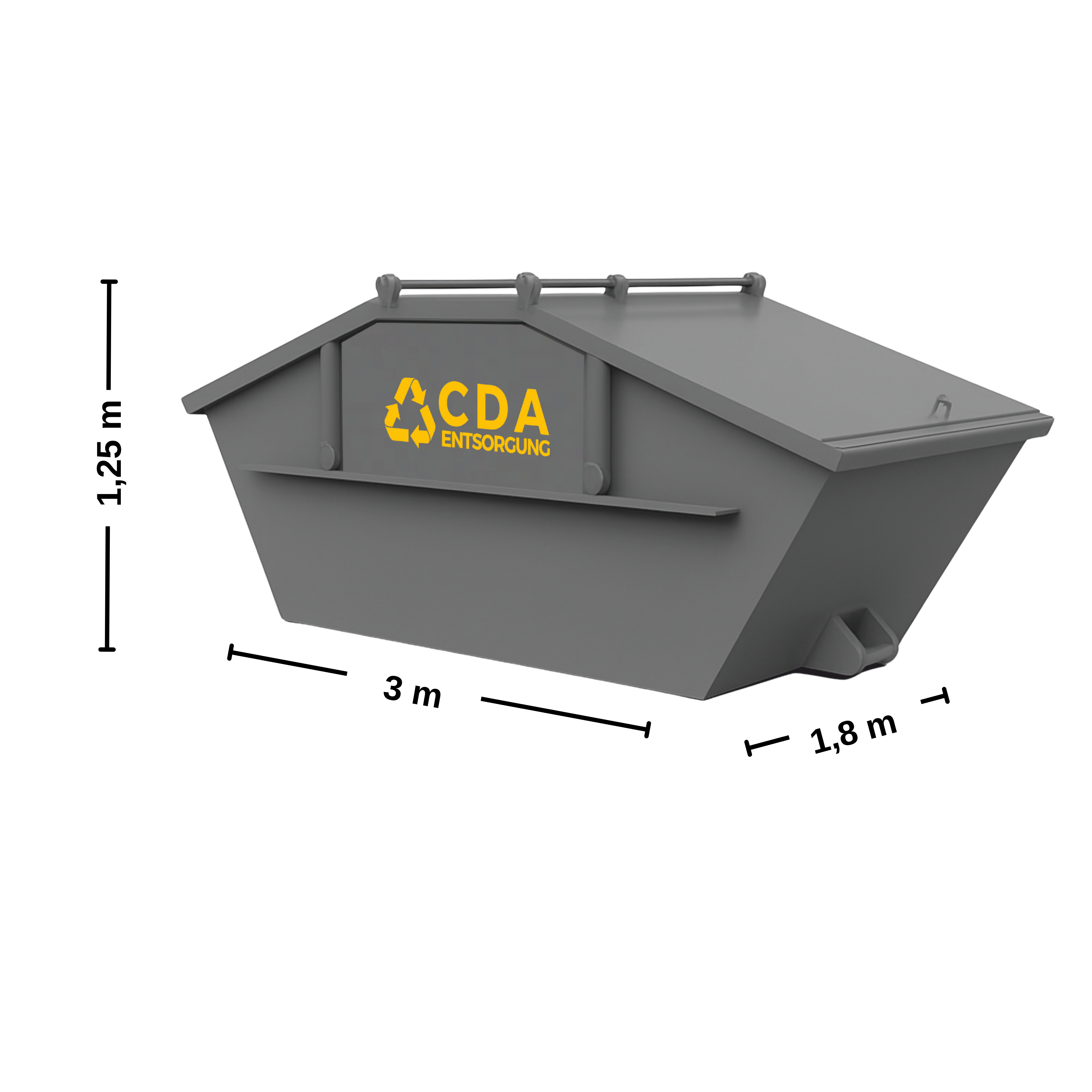 5 cbm Absetzcontainer