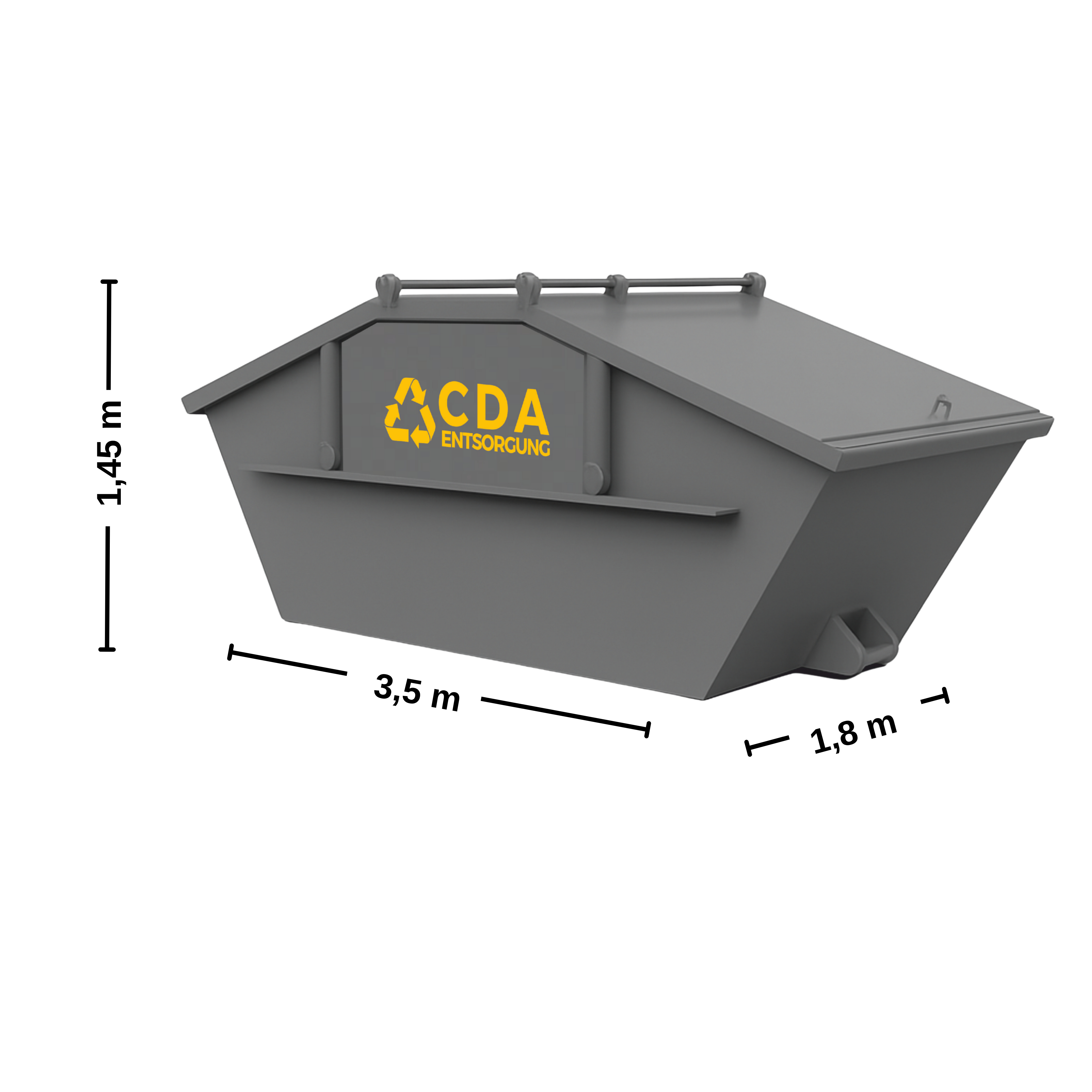 7 cbm Absetzcontainer